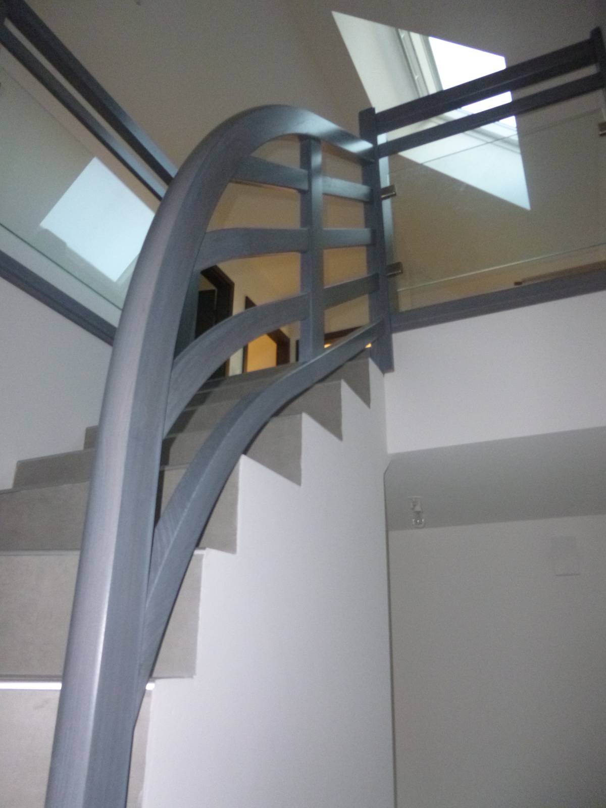 Fabrication et pose d&#8217;une balustrade en frêne à St-pierre Erstein