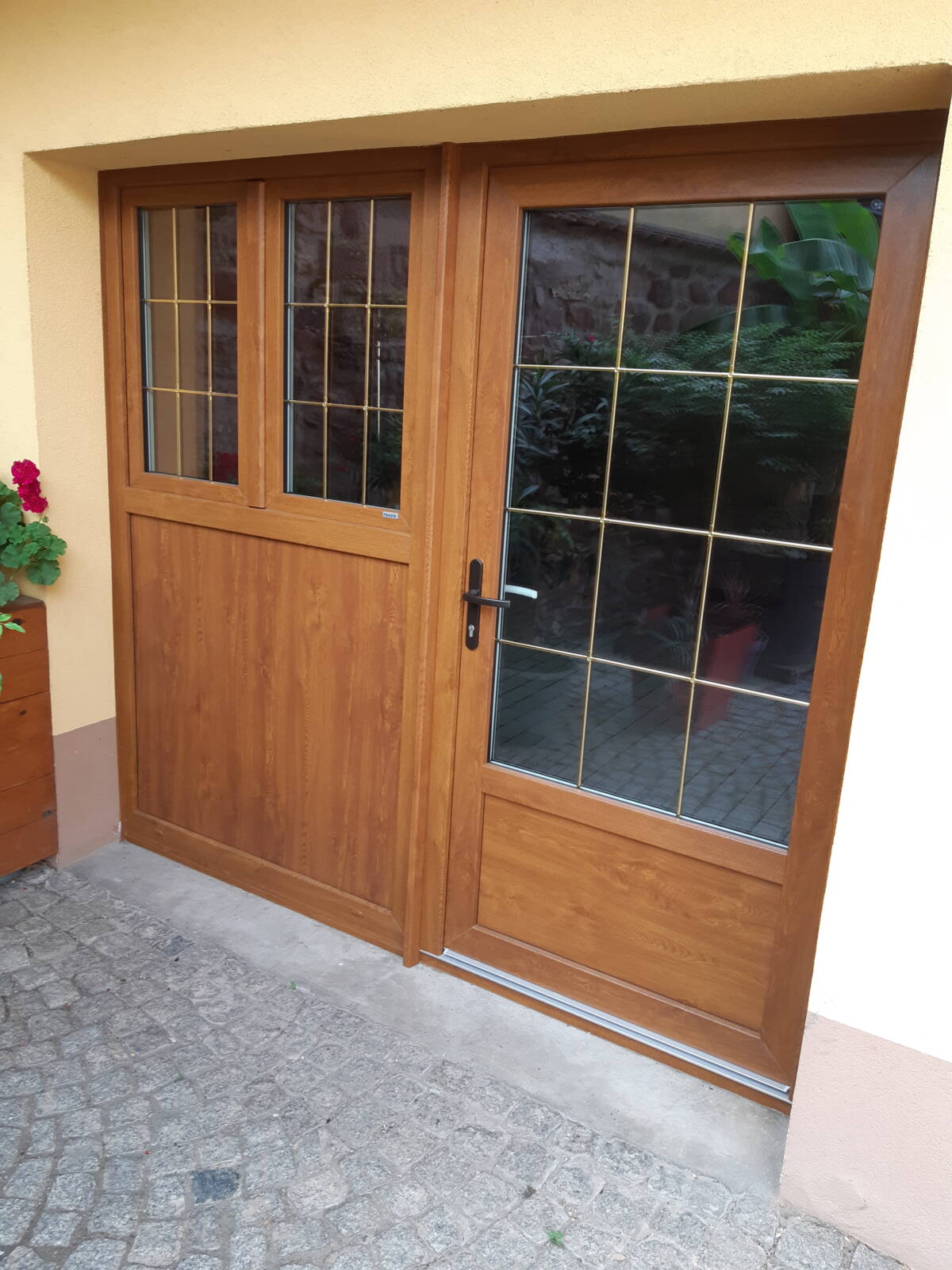 Porte d&#8217;entrée d&#8217;un gîte à Itterswiller Obernai